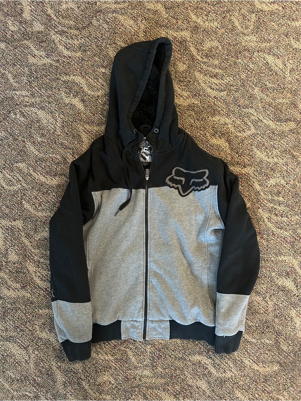 Y2K Fox Sasquatch Lined Hoodie